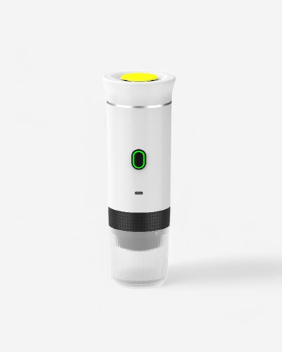 Cafetière Portable Espresso 3 en 1 Rechargeable Compatible Capsules et Café Moulu