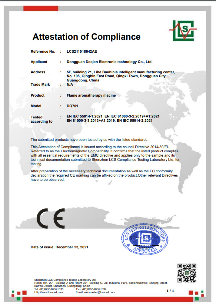Diffuseur d'Huiles Essentielles USB avec Lumière LED et Effet de Flamme