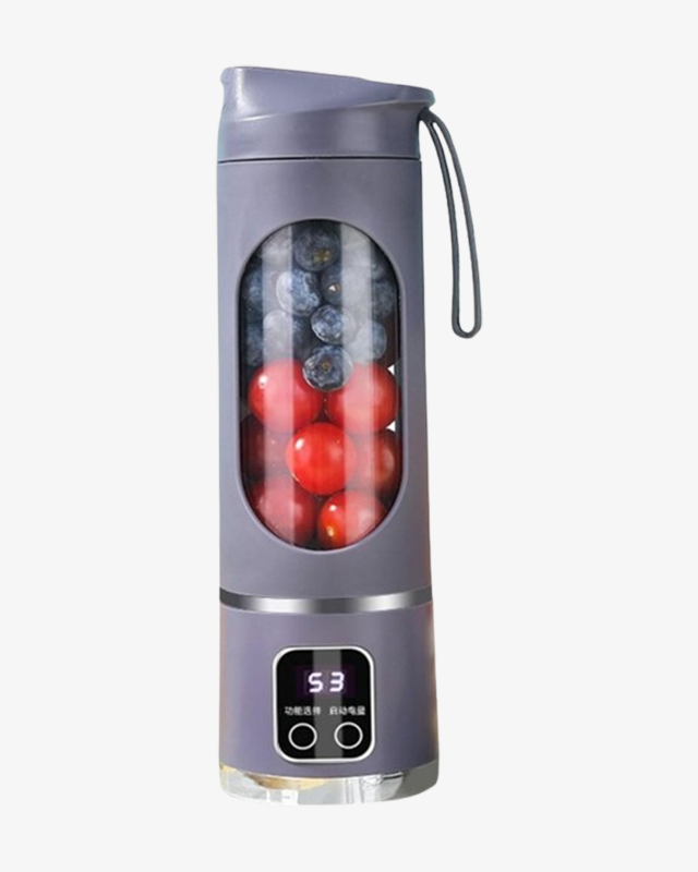 Mixeur Portable USB Rechargeable avec Affichage Numérique pour Smoothies et Jus