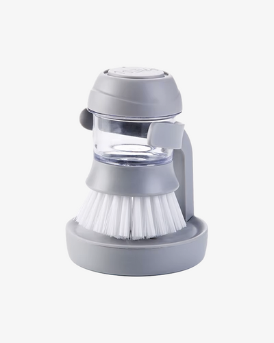 Brosse Multifonction pour Vaisselle et Casseroles avec Ajout Automatique de Liquide