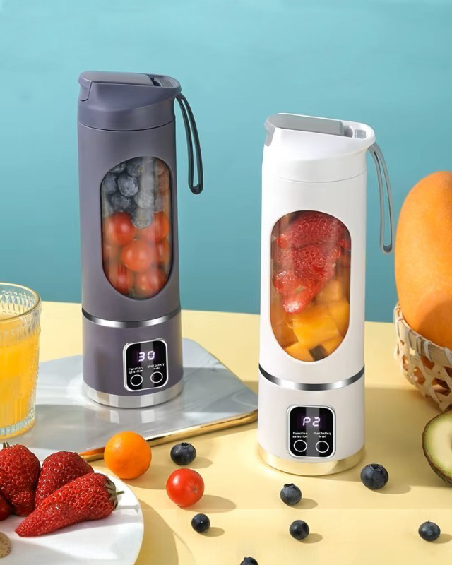 Mixeur Portable USB Rechargeable avec Affichage Numérique pour Smoothies et Jus