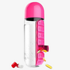 Bouteille d'Eau Portable 2 en 1 avec Pilulier Organisateur de Médicaments