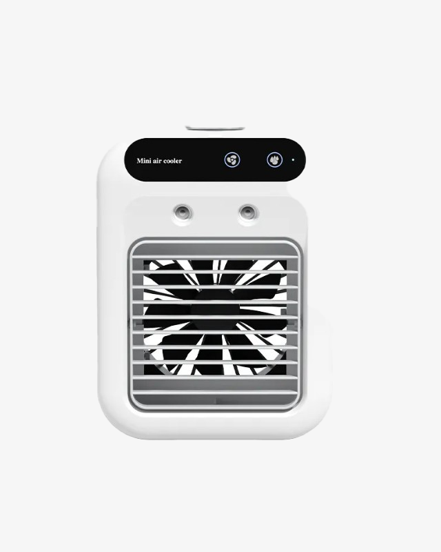 Refroidisseur d'Air Portable Climatiseur Multifonction avec Veilleuse LED pour Maison et Bureau