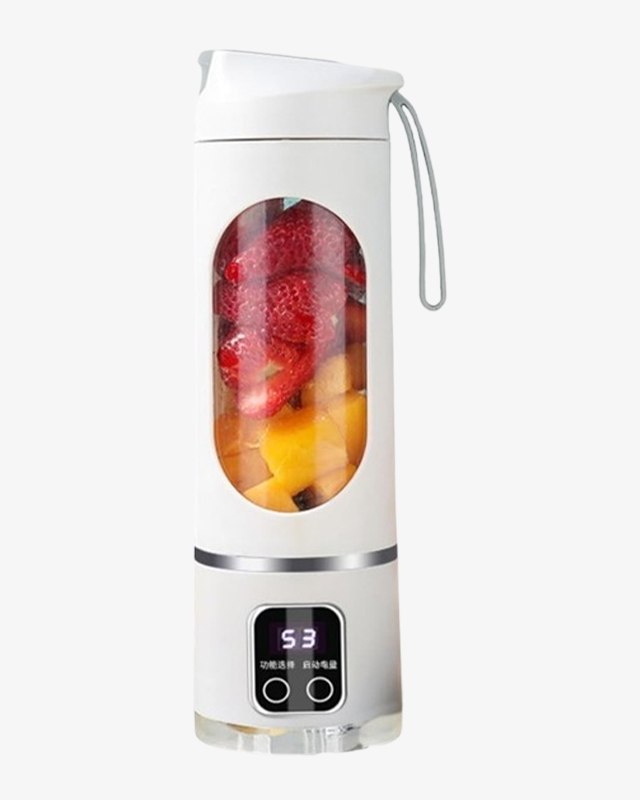 Mixeur Portable USB Rechargeable avec Affichage Numérique pour Smoothies et Jus