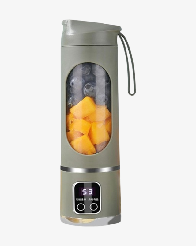 Mixeur Portable USB Rechargeable avec Affichage Numérique pour Smoothies et Jus